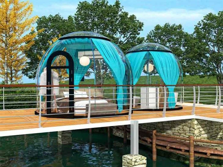 Geodesic Dome House Outdoor For 10-14 People