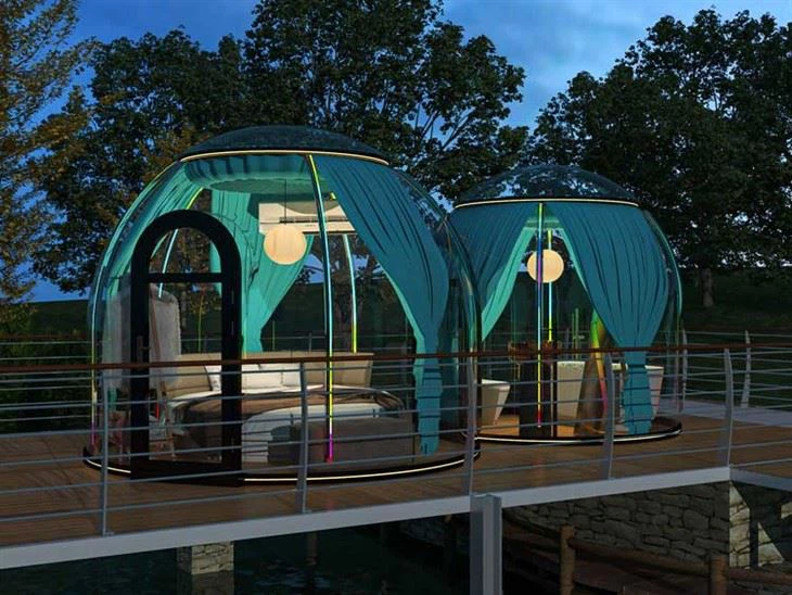 Geodesic Dome House Outdoor For 10-14 People