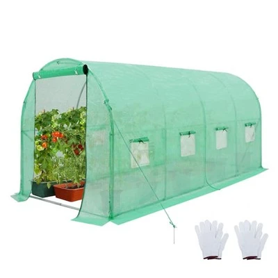 20 רגל WX 10 Ft. DX 6.6 רגל H גן מנהרת חממה גדול הליכון